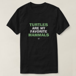 Biologische grap: "Schildpadden zijn mijn favoriet T-shirt