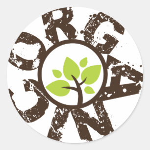 Biologische Groene Boom Biologische Planet Sticker