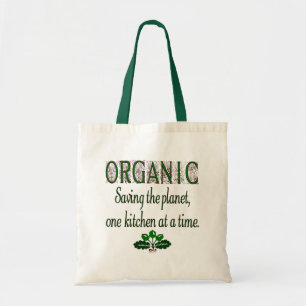 Biologische Groene Keuken Gezegde Canvas Tas