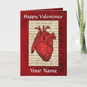 biologische hart Valentijnsdag Feestdagen Kaart