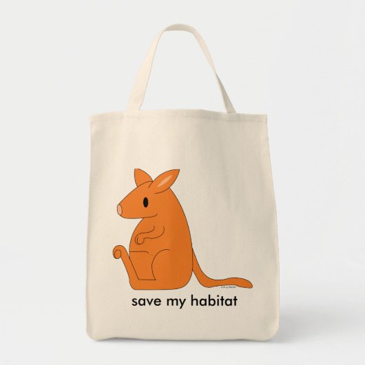 biologische kangoeroezak tote bag (Voorkant)
