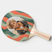 Biologische lijn Abstracte kunst - 1 foto Jade Tan Tafeltennisbatje (Zijkant)