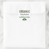 Biologische redding van de Planet Kitchen Gezegde Vierkante Sticker (Tas)