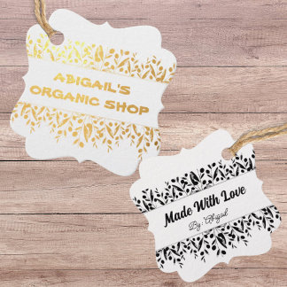 Biologische Shop Modern Bedrijfsnaam Verpakking La Bedankjes Labels
