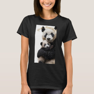 Biologische T-shirt 'Pure Affection Panda Moeder e