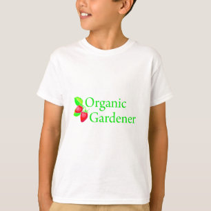 Biologische tuinkers - aardbeien t-shirt