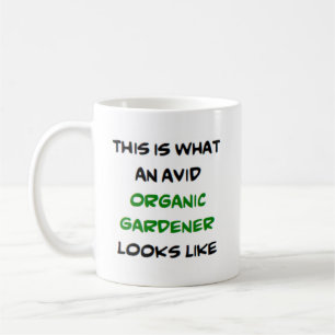 biologische tuinman, vid koffiemok