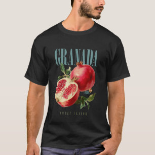 Biologische Vrucht Botanisch Granaatappel Zoete Sm T-shirt