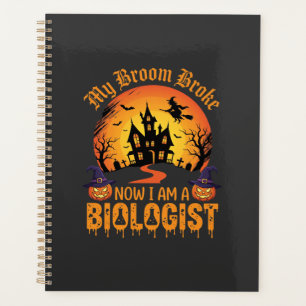 Biologiste d'Halloween Sorcière Maison Hantée Citr