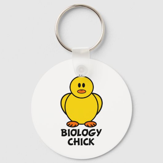 Biology Chick Sleutelhanger (Voorkant)