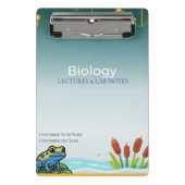Biology clipboard – Study Notes & Lab Organization Mini Klembord (Voorkant)