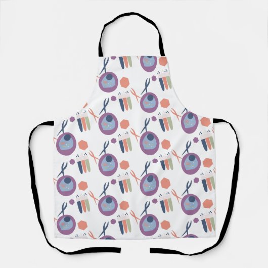 Biology Lab Teacher Class All-Over Print Apron Schort (Voorkant)