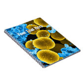 Biology Microbiology Abstracte notebook Sjabloon Notitieboek (Rechterzijde)