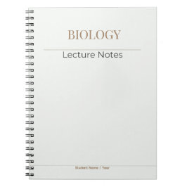 Biology Notebook – Minimal Academic Edition Notitieboek
