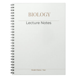 Biology Notebook – Minimal Academic Edition Notitieboek