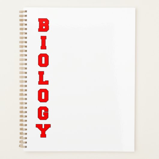 Biology Planner (Voorkant)