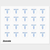 Biology Ronde Sticker (Vel)