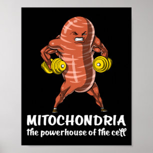 Biology Science Mitochondria Funny Joke Poster