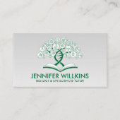 Biology Science Tutoring Services - Docent Visitekaartje (Voorkant)