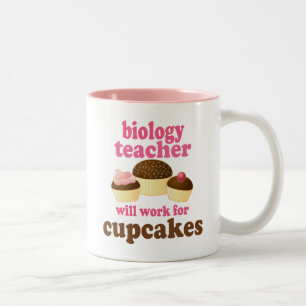 Biology Teacher (Funny) Gift Tweekleurige Koffiemok