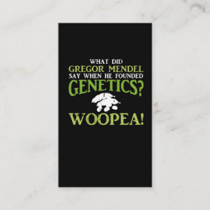 Biology Teacher Science Joke Nerdy Humor Gift Visitekaartje