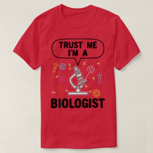 Bioloog Biology Gift T-shirt (Design voorkant)