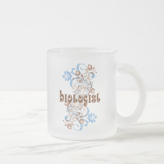 Bioloog Cute Gift Matglas Koffiemok (Rechts)
