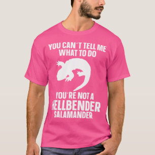 Bioloog Hellbender Salamander Amfibie T-shirt