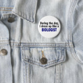 Bioloog overdag ronde button 5,7 cm (In situ)