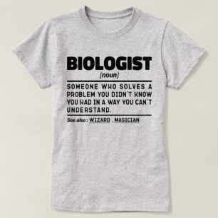 Bioloog Zelfstandig Naamwoord Wetenschap Liefhebbe T-shirt