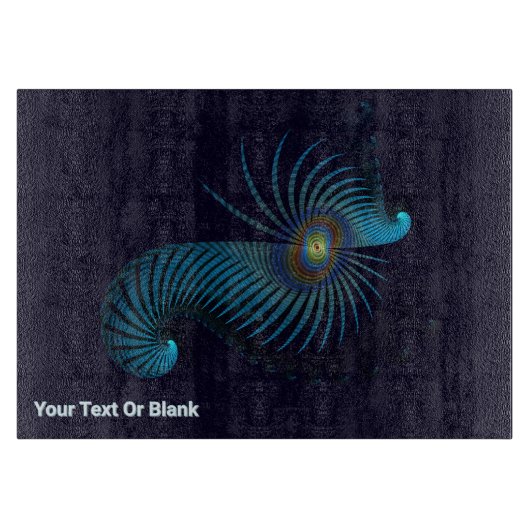 Bioluminescent Alien Zee Life Snijplank (Voorkant)