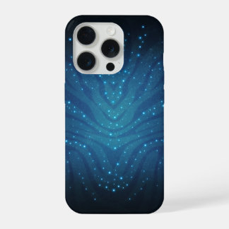 Bioluminescent Blauw Alien Huidpatroon - Avatar iPhone 15 Pro Hoesje