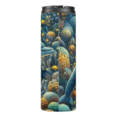 Bioluminescent Dolphin Coral Reef Thermosbeker (Achterkant)