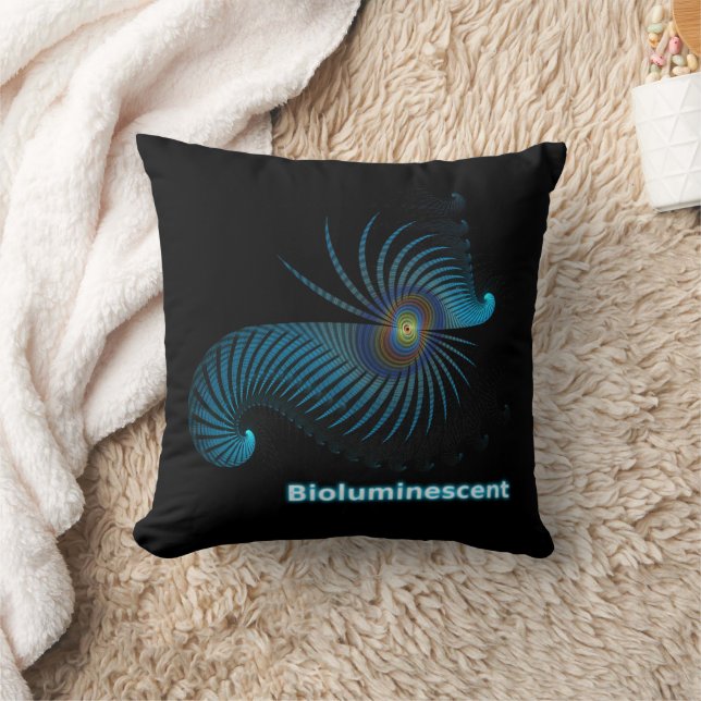 Bioluminescente Alien-Zee creatie Kussen (Deken)