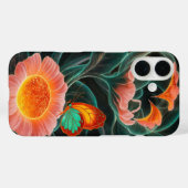 Bioluminescente Bloom: een levendig bloemenmeester Case-Mate iPhone Case (Achterkant (horizontaal))
