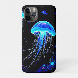 Bioluminescente kwallendroom iPhone 11 pro hoesje