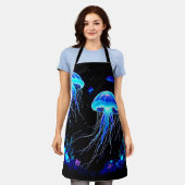 Bioluminescente kwallendroom schort (Gedragen)