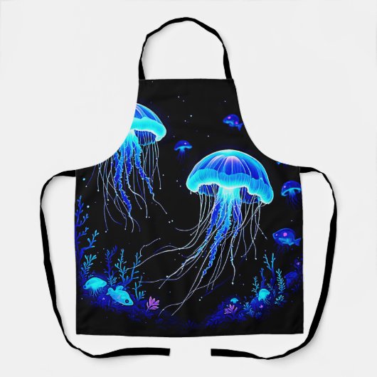 Bioluminescente kwallendroom schort (Voorkant)