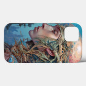 Biomechanische kop Surreal Sci-Fi Art Case-Mate iPhone Case (Achterkant (horizontaal))