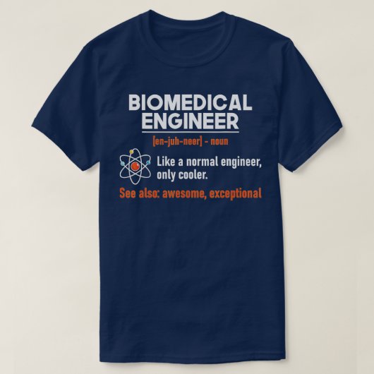 Biomed Bioengineering Scientis T-shirt (Design voorkant)