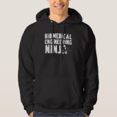 Biomedical Engineer Ninja Engineering Hoodie (Voorkant)