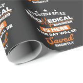 Biomedicale technische apparaten Lab houdt van cad Cadeaupapier (Rol Hoek)