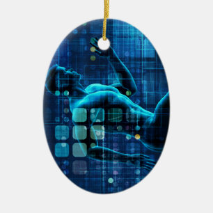 Biomedicale wetenschapstechniek of BME als concept Keramisch Ornament