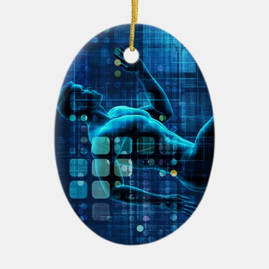 Biomedicale wetenschapstechniek of BME als concept Keramisch Ornament (Voorkant)