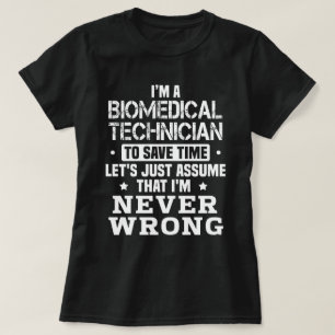 Biomedisch technicus t-shirt