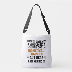 BIOMEDISCHE ENGELE CROSSBODY TAS