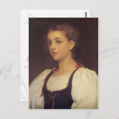 Biondina - Lord Frederick Leighton Briefkaart (Voorkant / Achterkant)