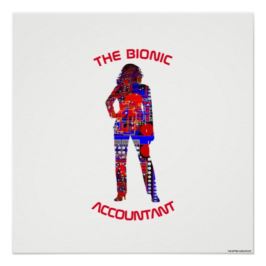 "Bionic Accountant" Perfect Poster (Voorkant)