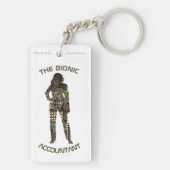 "Bionic Accountant" Sleutelhanger (achterkant)
