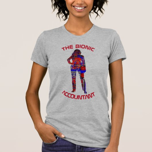 "Bionic Accountant" T-shirt (Voorkant)